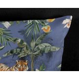 Dekbedovertrek Kane - Meerkleurig - Microvezel - Dessin: Bloemen, Dieren