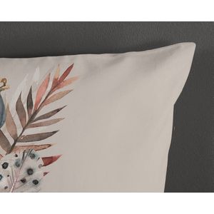 Dekbedovertrek Famm - Taupe - Microvezel - Eenpersoons 140x200 Cm - Natuur