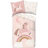 Pure Dekbedovertrek Deina - microfiber kids nr.31110 pink - 140x200/220 + 1 kussensloop 60x70 - Roze
