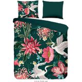 Dekbedovertrek Telse - Groen - Microvezel - Tweepersoons 200x200 Cm - Natuur & Dieren