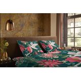 Dekbedovertrek Telse - Groen - Microvezel - Tweepersoons 200x200 Cm - Natuur & Dieren