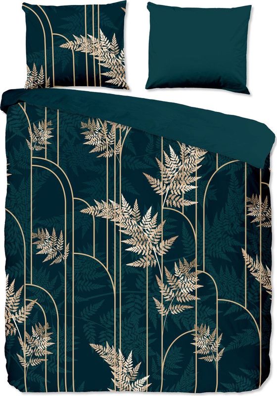 Dekbedovertrek Malak - Groen - Microvezel - Dessin: Natuur