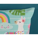 Dekbedovertrek - Wit - Katoen - 1 Persoon