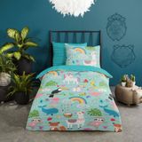 Dekbedovertrek - Wit - Katoen - 1 Persoon