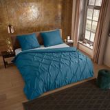 Pure - Elegance - Dekbedovertrek - Petrol - Microfiber
