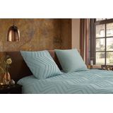 Pure - Zigzag Dekbedovertrek - Groen - Microfiber