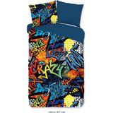 Pure - Graffic - Dekbedovertrek - Multi - Inclusief 1 of 2 Kussenslopen van 60 x 70 cm