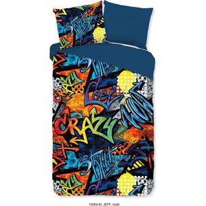 Pure - Graffic - Dekbedovertrek - Multi - Inclusief 1 of 2 Kussenslopen van 60 x 70 cm