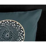 Dekbed-Discounter - Catch - Dekbedovertrek - Petrol - Microvezel - Dieren