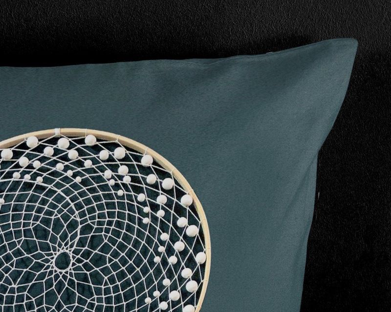 Dekbed-Discounter - Catch - Dekbedovertrek - Petrol - Microvezel - Dieren