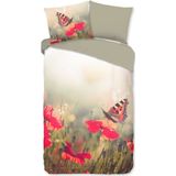 Goodmorning - Klaprozen - Dekbedovertrek - Multi - 100% Katoen - Inclusief Kussenslopen