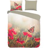 Goodmorning - Klaprozen - Dekbedovertrek - Multi - 100% Katoen - Inclusief Kussenslopen