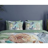 Dekbedovertrek - Blauw - Katoen - 1 Persoons