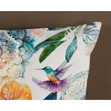 Dekbedovertrek - Wit - Katoen - Eenpersoons