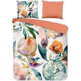 Dekbedovertrek - Wit - Katoen - Eenpersoons