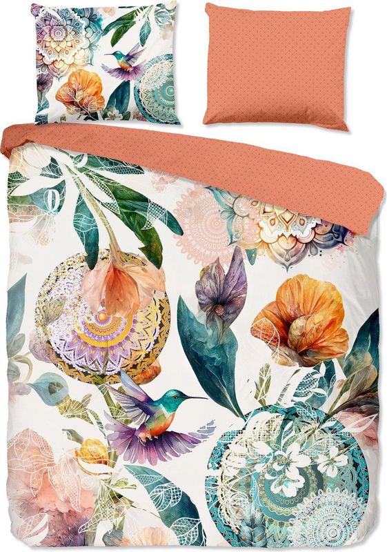 Dekbedovertrek - Wit - Katoen - Eenpersoons