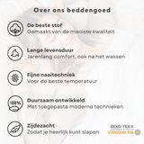 Dekbedovertrek Neva - Blauw - Microvezel - Dessin: Veren