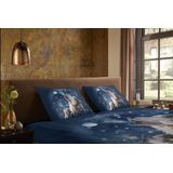 Dekbed-Discounter - Moon - Dekbedovertrek - Blauw - Microvezel - Dieren Dessin