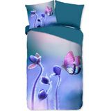 Dekbedovertrek Davine - Meerkleurig Microvezel - Dessin: Bloemen, Dieren, Natuur