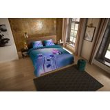 Dekbedovertrek Davine - Meerkleurig Microvezel - Dessin: Bloemen, Dieren, Natuur