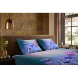 Dekbedovertrek Davine - Meerkleurig Microvezel - Dessin: Bloemen, Dieren, Natuur