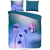 Dekbedovertrek Davine - Meerkleurig Microvezel - Dessin: Bloemen, Dieren, Natuur