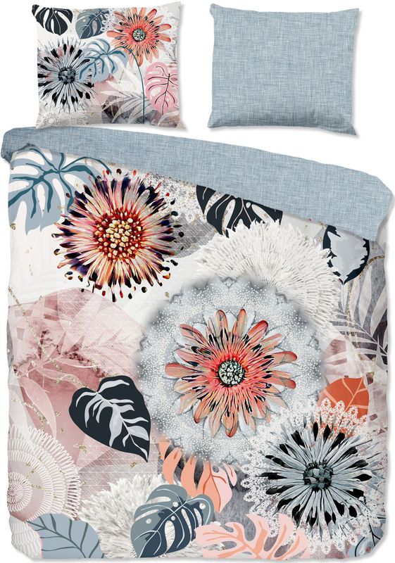 HIP - Dekbedovertrek - Grijs - 140x220 cm + 1 kussensloop 60x70 cm