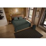 Pure - Uni Dessin - Dekbedovertrek - Groen - Microfiber