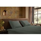 Pure - Uni Dessin - Dekbedovertrek - Groen - Microfiber