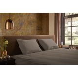Dekbedovertrek - Taupe - Pure - Dekbed-Discounter.nl - Tweepersoons 200x200 cm - Microvezel - Effen