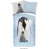 Dekbedovertrek - Grijs - Katoen - Eenpersoons