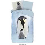 Dekbedovertrek - Grijs - Katoen - Eenpersoons