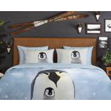 Dekbedovertrek - Grijs - Katoen - Eenpersoons