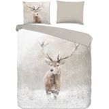 Dekbedovertrek - Wit - Katoen - 140x200 cm