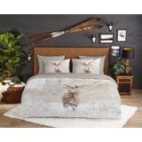 Dekbedovertrek - Wit - Katoen - 140x200 cm