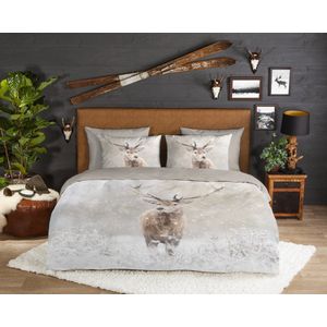 Dekbedovertrek - Wit - Katoen - 140x200 cm