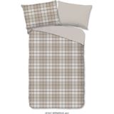 Dekbedovertrek - Grijs - Katoen - Eenpersoons