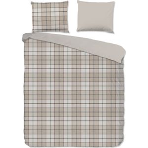 Dekbedovertrek - Grijs - Katoen - Eenpersoons