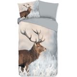 Dekbedovertrek - Katoen - Grijs - 240x220 cm