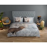 Dekbedovertrek - Katoen - Grijs - 240x220 cm