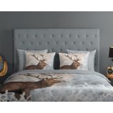 Dekbedovertrek - Katoen - Grijs - 240x220 cm