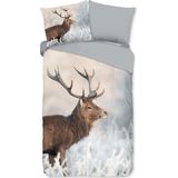 Dekbedovertrek - Katoen - Grijs - 240x220 cm