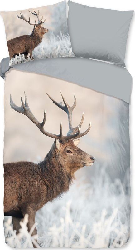 Dekbedovertrek - Katoen - Grijs - 240x220 cm