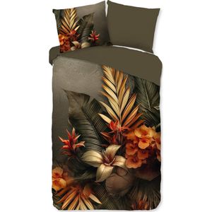 Good Morning - Dekbedovertrek - Meerkleurig - Katoen - Bloemen Dessin