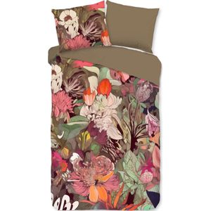 Good Morning - Dekbedovertrek - Meerkleurig - Katoen - Dessin: Bloemen