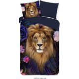 Dekbedovertrek - Grijs - Katoen - Eenpersoons