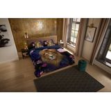 Dekbedovertrek - Grijs - Katoen - Eenpersoons