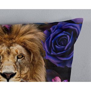 Dekbedovertrek - Yuna - Meerkleurig - Microvezel - Lits-Jumeaux 240x220 Cm - Natuur & Bloemen & Dieren