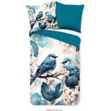 Dekbedovertrek Zari - Blauw - Microvezel - Dessin: Dieren