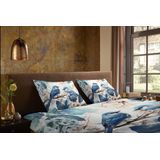 Dekbedovertrek Zari - Blauw - Microvezel - Dessin: Dieren